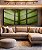 Trio de Quadros Folha Verde Textura Beleza Natural Folhagem Canvas Moldura - Imagem 4