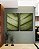 Duo de Quadros Folha Verde Textura Beleza Natural Folhagem Canvas Moldura - Imagem 3
