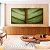 Duo de Quadros Quadrados Folha Verde Textura Beleza Natural Folhagem Canvas Moldura - Imagem 3