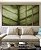 Trio de Quadros Estilizados Folha Verde Textura Beleza Natural Folhagem Canvas Moldura - Imagem 2