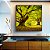 Quadro Quadrado Árvores Em Floresta Natureza Folhas Claridade Natureza Canvas Moldura - Imagem 3