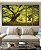 Trio de Quadros Estilizados Árvores Em Floresta Folhas Claridade Natureza Canvas Moldura - Imagem 2