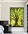Quadro Vertical Árvores Campo Floresta Natureza Iluminada Canvas Moldura - Imagem 2
