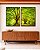 Duo de Quadros Árvores Campo Floresta Natureza Iluminada Canvas Moldura - Imagem 5