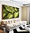 Quadro Horizontal Planta Folha Verde Claro Vivo Natureza Canvas Moldura - Imagem 1