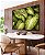 Quadro Horizontal Planta Folha Verde Claro Vivo Natureza Canvas Moldura - Imagem 4