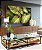 Duo de Quadros Planta Folha Verde Claro Vivo Natureza Canvas Moldura - Imagem 2