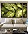 Trio de Quadros Estilizados Planta Folha Verde Claro Vivo Natureza Canvas Moldura - Imagem 2