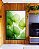 Quadro Vertical Planta Folhas de Lótus Verde Natureza Canvas Moldura - Imagem 5