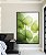 Quadro Vertical Planta Folhas de Lótus Verde Natureza Canvas Moldura - Imagem 2