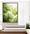 Quadro Vertical Planta Folhas de Lótus Verde Natureza Canvas Moldura - Imagem 3