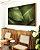 Quadro Horizontal Folhagem Bananeira tropical Verde Natureza Canvas Moldura - Imagem 3