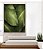 Quadro Vertical Folhagem Bananeira tropical Verde Natureza Canvas Moldura - Imagem 3