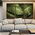 Trio de Quadros Folhagem Bananeira tropical Verde Natureza Canvas Moldura - Imagem 5