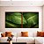 Duo de Quadros Quadrados Folhagem Bananeira tropical Verde Natureza Canvas Moldura - Imagem 2