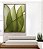 Quadro Vertical Folhas Verdes Vibrante Abstratas Onduladas Arte Canvas Moldura - Imagem 5