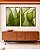 Duo de Quadros Folhas Verdes Vibrante Abstratas Onduladas Arte Canvas Moldura - Imagem 5