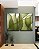 Duo de Quadros Folhas Verdes Vibrante Abstratas Onduladas Arte Canvas Moldura - Imagem 3
