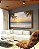 Quadro Horizontal Sol Praia Mar Azul Coqueiros Litoral Tropical Canvas Moldura - Imagem 2