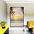 Quadro Vertical Sol Praia Mar Azul Coqueiros Litoral Tropical Canvas Moldura - Imagem 2