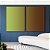 Duo de Quadros Abstrato Degradê Verde Claro Marrom Chocolate Canvas Moldura - Imagem 5