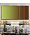 Trio de Quadros Estilizados Abstrato Degradê Verde Claro Marrom Chocolate Canvas Moldura - Imagem 2