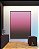 Quadro Vertical Abstrato Degrade Rosa Vibrante cinza Canvas Moldura - Imagem 1
