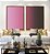 Duo de Quadros Abstrato Degrade Rosa Vibrante cinza Canvas Moldura - Imagem 1
