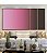 Trio de Quadros Estilizados Abstrato Degrade Rosa Vibrante cinza Canvas Moldura - Imagem 2