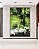 Quadro Vertical Abstrato Cores Verde Limão Branco Preto Canvas Moldura - Imagem 2