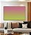 Quadro Horizontal Abstrato Degradê Tons Suaves de Rosa e Verde Canvas Moldura - Imagem 4