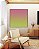 Quadro Quadrado Abstrato Degradê Tons Suaves de Rosa e Verde Canvas Moldura - Imagem 5