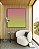 Quadro Quadrado Abstrato Degradê Tons Suaves de Rosa e Verde Canvas Moldura - Imagem 2