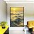 Quadro Vertical Pôr do Sol no Mar Ondulado Prateado Natureza Canvas Moldura - Imagem 3