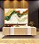 Quadro Horizontal Abstrato Amarelo Verde Laranja Ondulações Efeito Pintura Canvas Moldura - Imagem 4