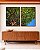 Duo de Quadros Copa de Arvore Folhas Verdes Céu Azul Natureza Canvas Moldura - Imagem 3