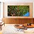 Duo de Quadros Quadrados Copa de Arvore Folhas Verdes Céu Azul Natureza Canvas Moldura - Imagem 3