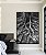 Quadro Vertical Raízes de Árvore Preto e Branco Natureza Canvas Moldura - Imagem 1