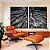 Duo de Quadros Raízes de Árvore Preto e Branco Natureza Canvas Moldura - Imagem 2