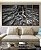 Trio de Quadros Estilizados Raízes de Árvore Preto e Branco Natureza Canvas Moldura - Imagem 5