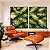 Duo de Quadros Planta Comigo-Ninguém-Pode Folhagem Natureza Paisagem Canvas Moldura - Imagem 5