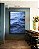 Quadro Vertical Mar Ondulado Azul Intenso Natureza Canvas Moldura - Imagem 3