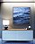 Quadro Quadrado Mar Ondulado Azul Intenso Natureza Canvas Moldura - Imagem 4