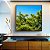 Quadro Quadrado Árvores Folhagem Verde Céu Claro Limpo Natureza Paisagem Canvas Moldura - Imagem 2