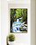 Quadro Vertical Cachoeira Água Azul Árvores Floresta Natureza Paisagem Canvas Moldura - Imagem 4