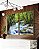Duo de Quadros Cachoeira Água Azul Árvores Floresta Natureza Paisagem Canvas Moldura - Imagem 3