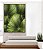 Quadro Vertical Planta Palmeira-Leque Verde Folhagem Natureza Canvas Moldura - Imagem 1