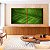 Duo de Quadros Quadrados Folha Verde Intenso Textura Natureza Paisagem Canvas Moldura - Imagem 3