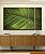 Trio de Quadros Estilizados Folha Verde Intenso Textura Natureza Paisagem Canvas Moldura - Imagem 5