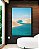 Quadro Vertical Dunas Praia Mar Água Turquesa Céu Azul Claro Natureza Canvas Moldura - Imagem 1